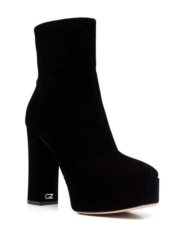 商品Giuseppe Zanotti|Giuseppe Zanotti Black Velvet Ankle Boot,价格¥4939,第2张图片详细描述
