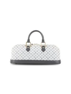 商品[二手商品] Louis Vuitton|Alma Long Monogram Mini Lin Canvas Top Handle Bag,价格¥6628,第1张图片