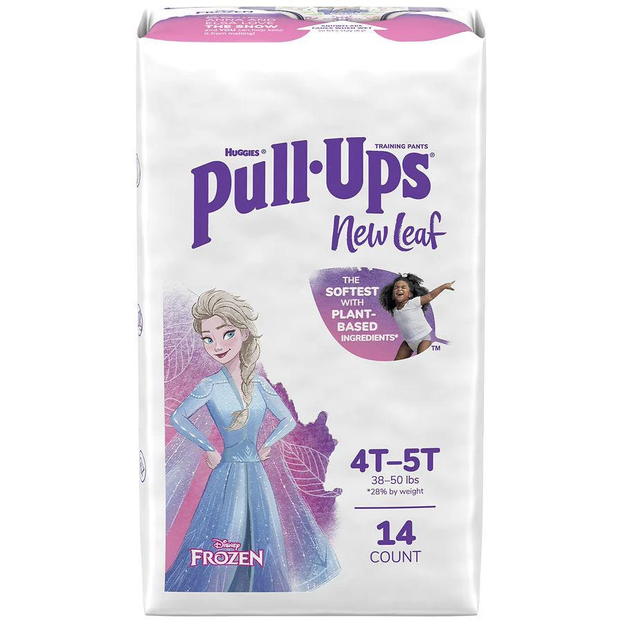 商品Huggies Pull-Ups New Leaf|New Leaf Girls' Disney Frozen Potty Training Pants 4T-5T,价格¥83,第3张图片详细描述