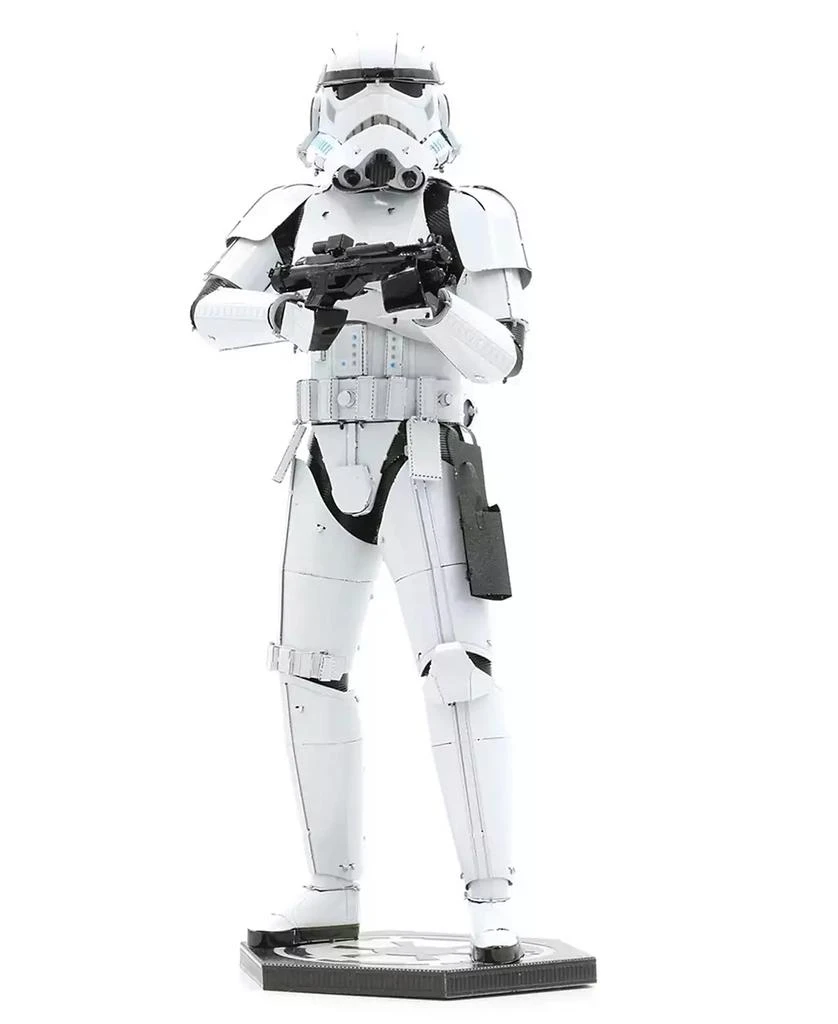 商品Fascinations|Metal Earth Premium Series Iconx 3D Metal Model Kit - Star Wars Stormtrooper, 3 Piece,价格¥258,第3张图片详细描述