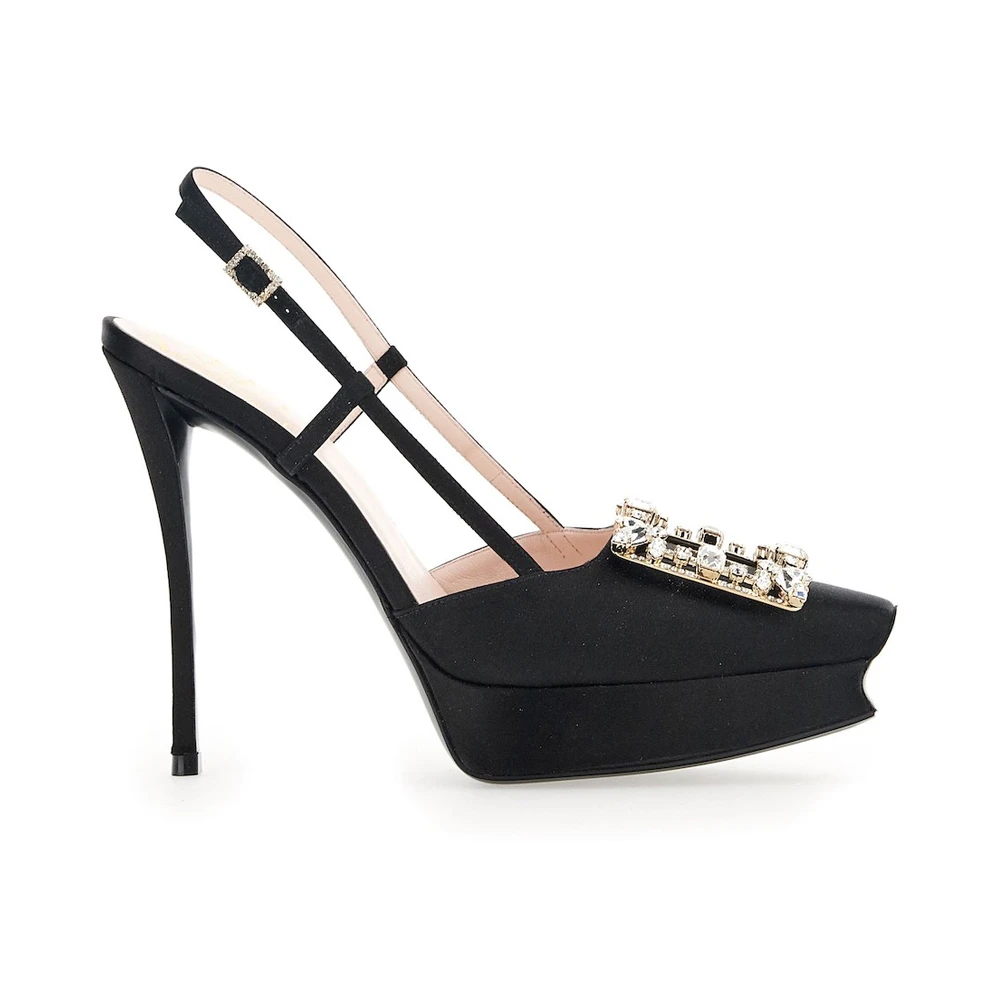 商品[国内直发] Roger Vivier|ROGER VIVIER 黑色女士高跟鞋 RVW64331850-RS0-B999,价格¥8588,第1张图片