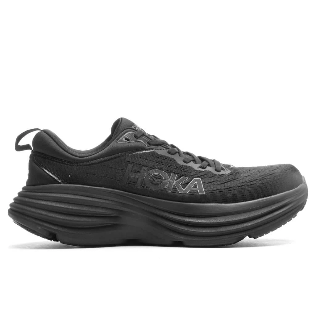 商品Hoka One One|Bondi 8 - Black/Black,价格¥1238,第1张图片