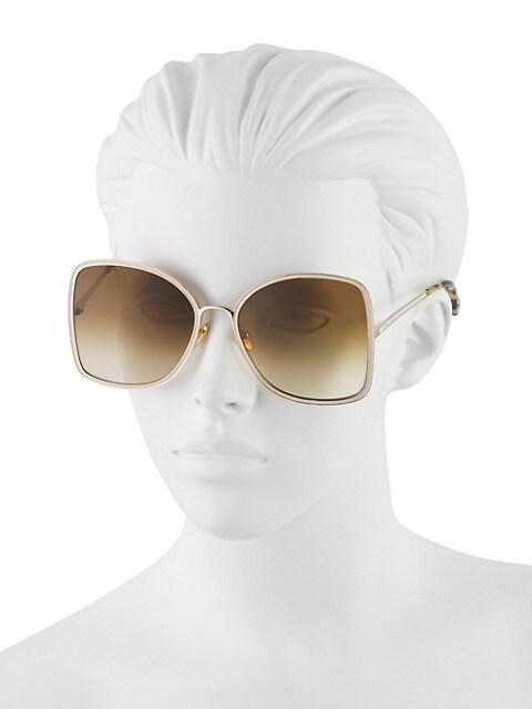Vitto 60MM Square Sunglasses商品第4张图片规格展示