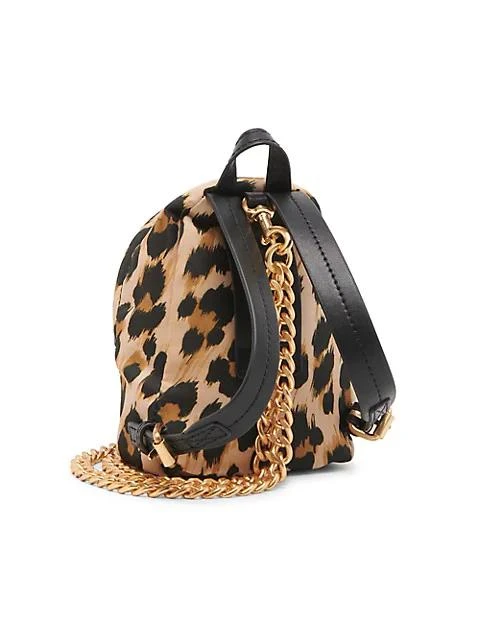 商品Moschino|Mini Leopard-Print Nylon Backpack,价格¥4429,第4张图片详细描述