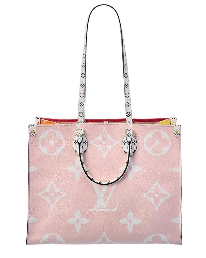 商品[二手商品] Louis Vuitton|Louis Vuitton Pink Giant Monogram Canvas OnTheGo GM (Authentic Pre-Owned),价格¥26994,第2张图片详细描述