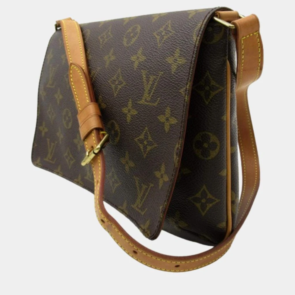 商品[二手商品] Louis Vuitton|Louis Vuitton Brown Canvas Monogram Musette Tango Short Strap Crossbody Bag,价格¥7858,第2张图片详细描述