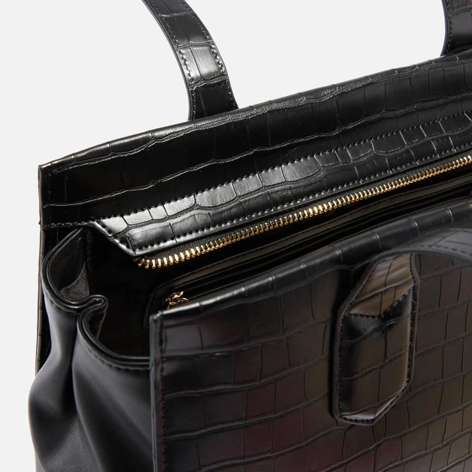 商品Mario Valentino|Valentino Satai Croc Effect Tote Bag,价格¥634,第4张图片详细描述