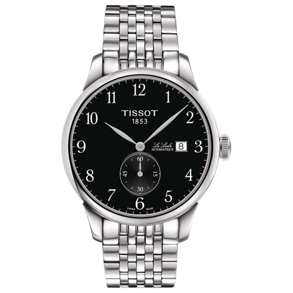 商品[国内直发] Tissot|（瑕疵）天梭 力洛克黑盘钢带男士机械腕表  T0064281105200,价格¥1614,第1张图片