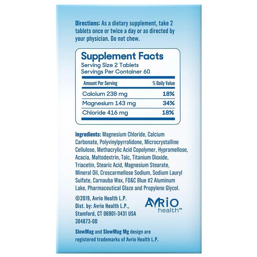 �商品SlowMag MG|Muscle + Heart Magnesium Chloride with Calcium Supplement,价格¥214,第3张图片详细描述