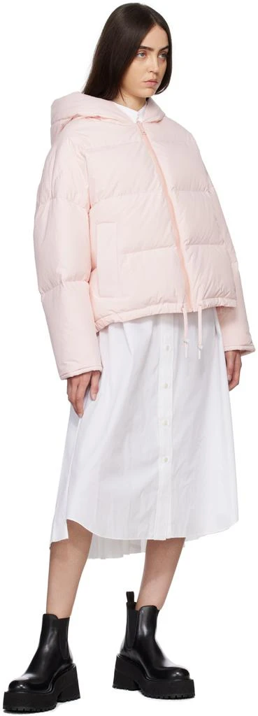 商品Yves Salomon|Pink Quilted Down Jacket,价格¥2020,第4张图片详细描述
