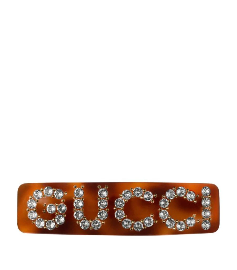 商品Gucci|Crystal-Embellished Hair Clip,价格¥3820,第1张图片