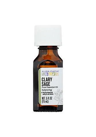 商品Aura Cacia|Essential Oil Clary Sage - 0.5 fl oz,价格¥186,第1张图片