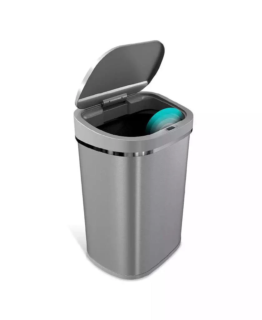 商品NINE STARS GROUP USA INC|Rectangular Motion Sensor Trash Can, 21.1 Gallon,价格¥836,第2张图片详细描述