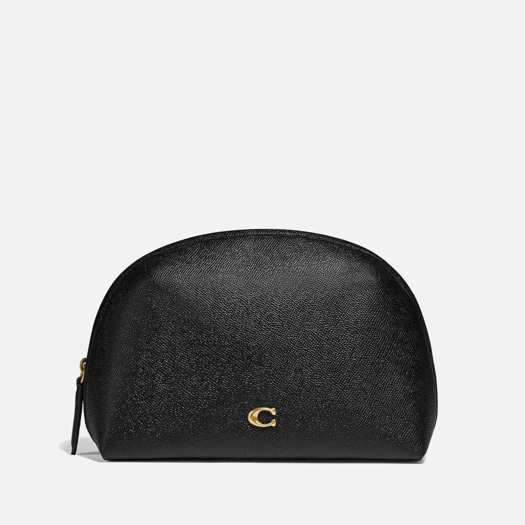 商品Coach|Coach Women's Crossgrain Julienne Cosmetic Case - Black,价格¥703,第1张图片