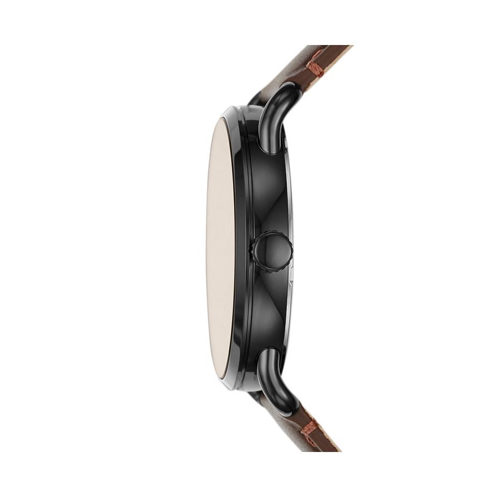 Men's Copeland Brown Leather Strap Watch 42mm商品第3张图片规格展示