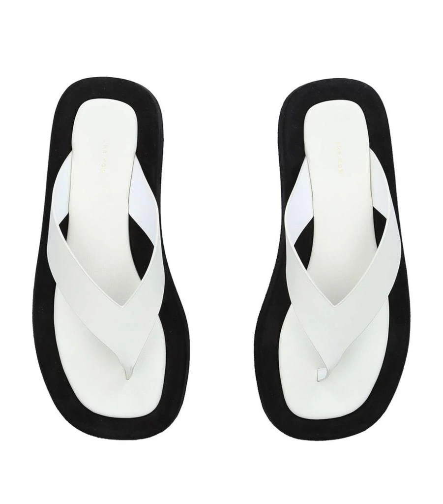 商品The Row|Leather Ginza Flip Flops,价格¥5842,第4张图片详细描述