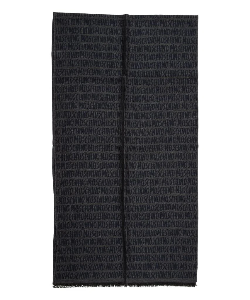 商品Moschino|Moschino Wool Wool Scarf,价格¥1046,第3张图片详细描述