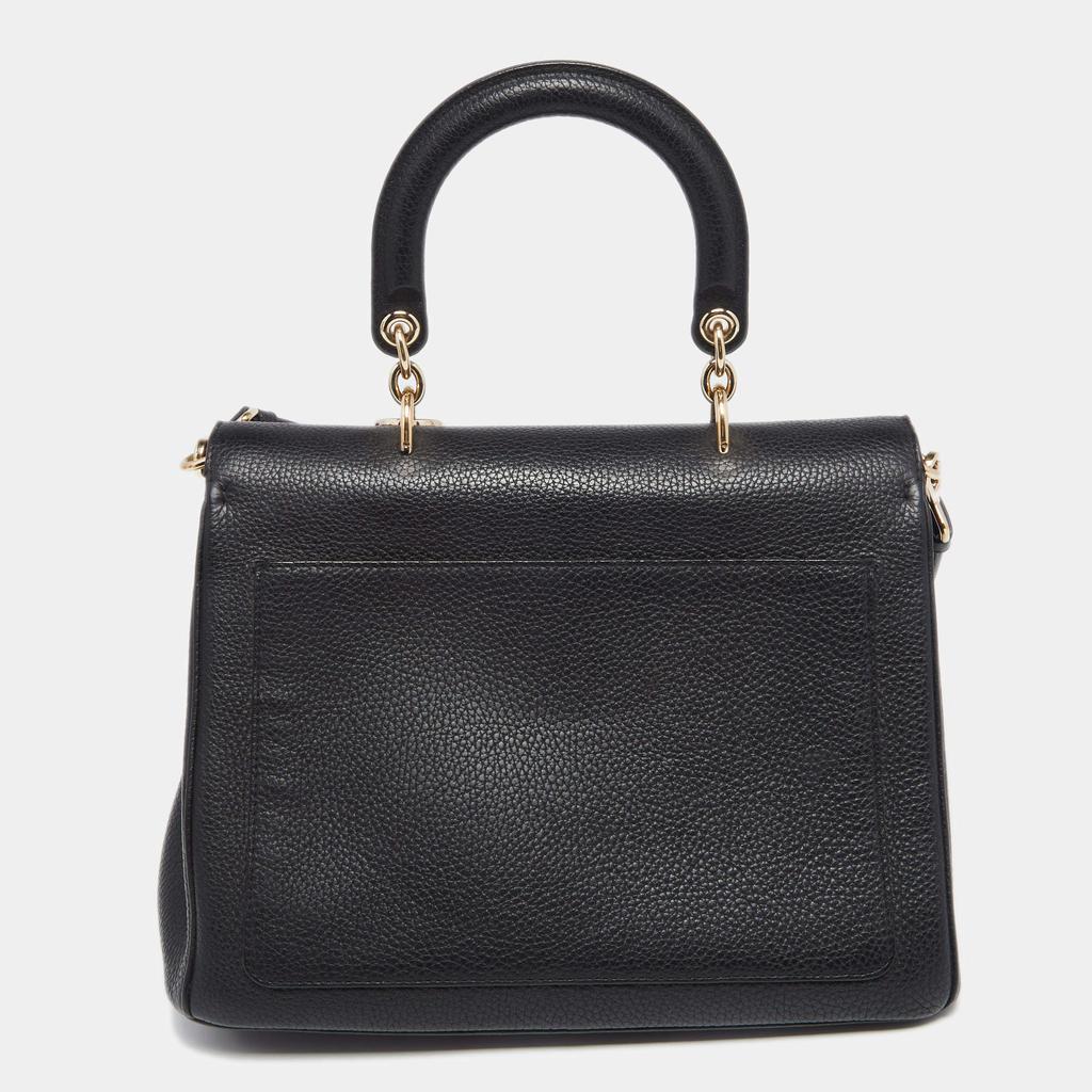 商品[二手商品] Dior|Dior Black Leather Medium Be Dior Flap Bag,价格¥9496,第6张图片详细描述