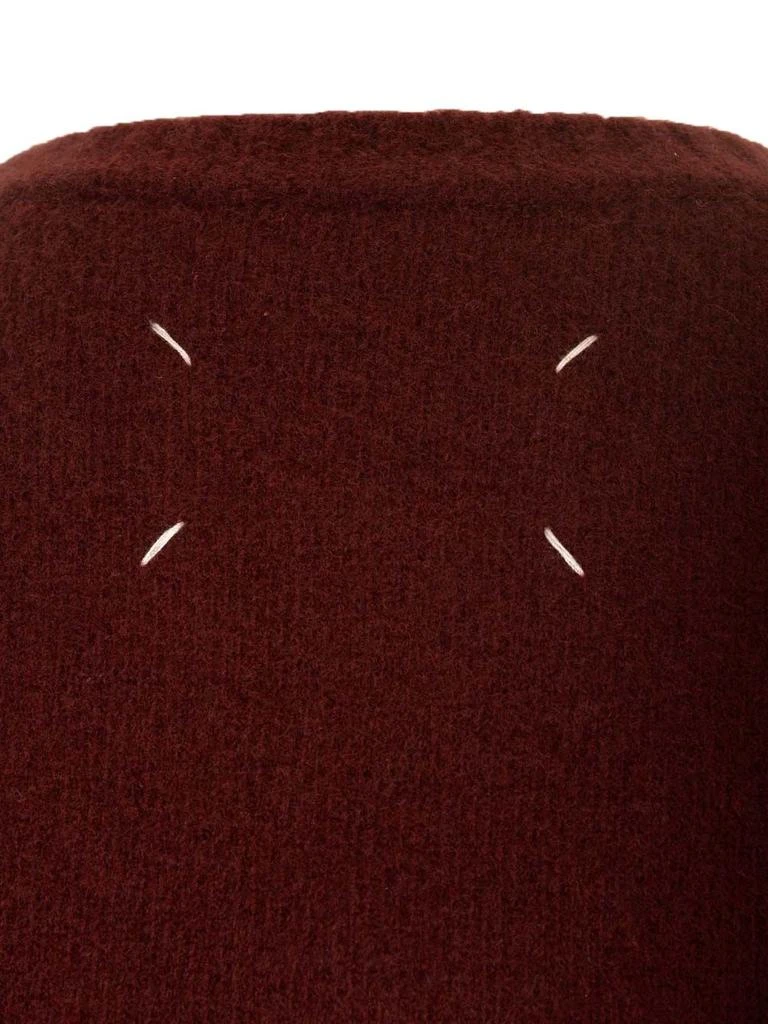 商品MAISON MARGIELA|Lambswool Sweater Knitwear Bordeaux,价格¥3792,第5张图片详细描述