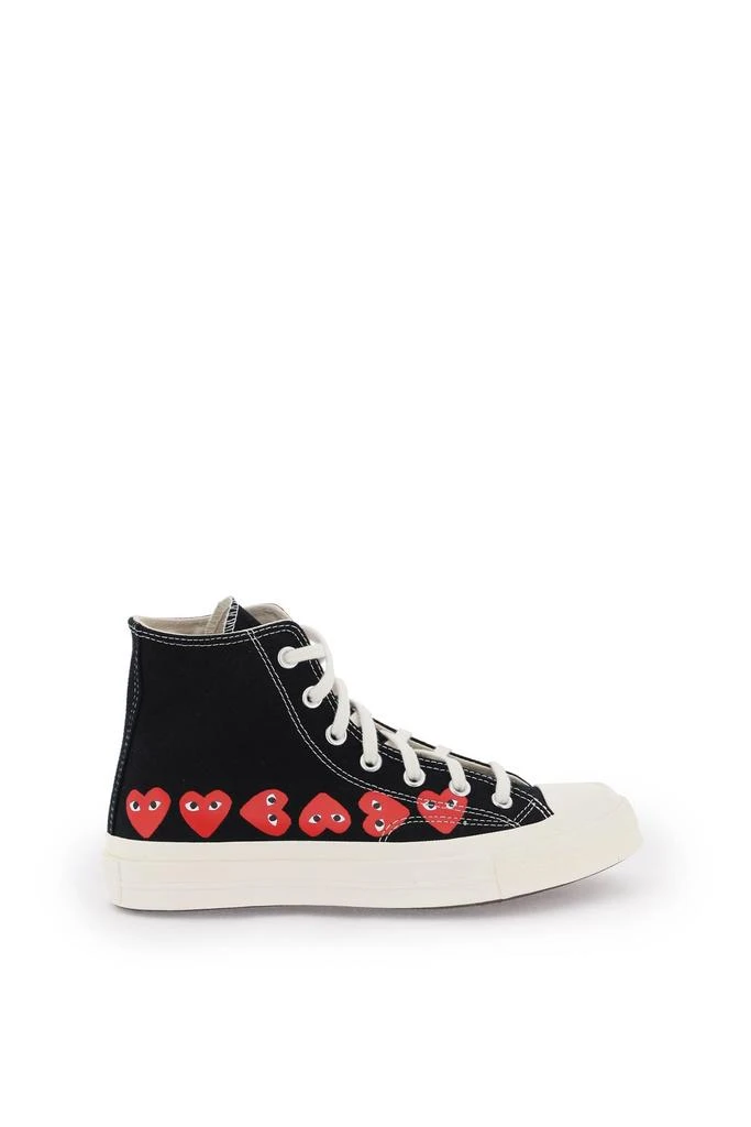 商品Comme des Garcons|Multi Heart Converse X Comme Des Gar S Play Hi-top Sneakers,价格¥1259,第1张图片