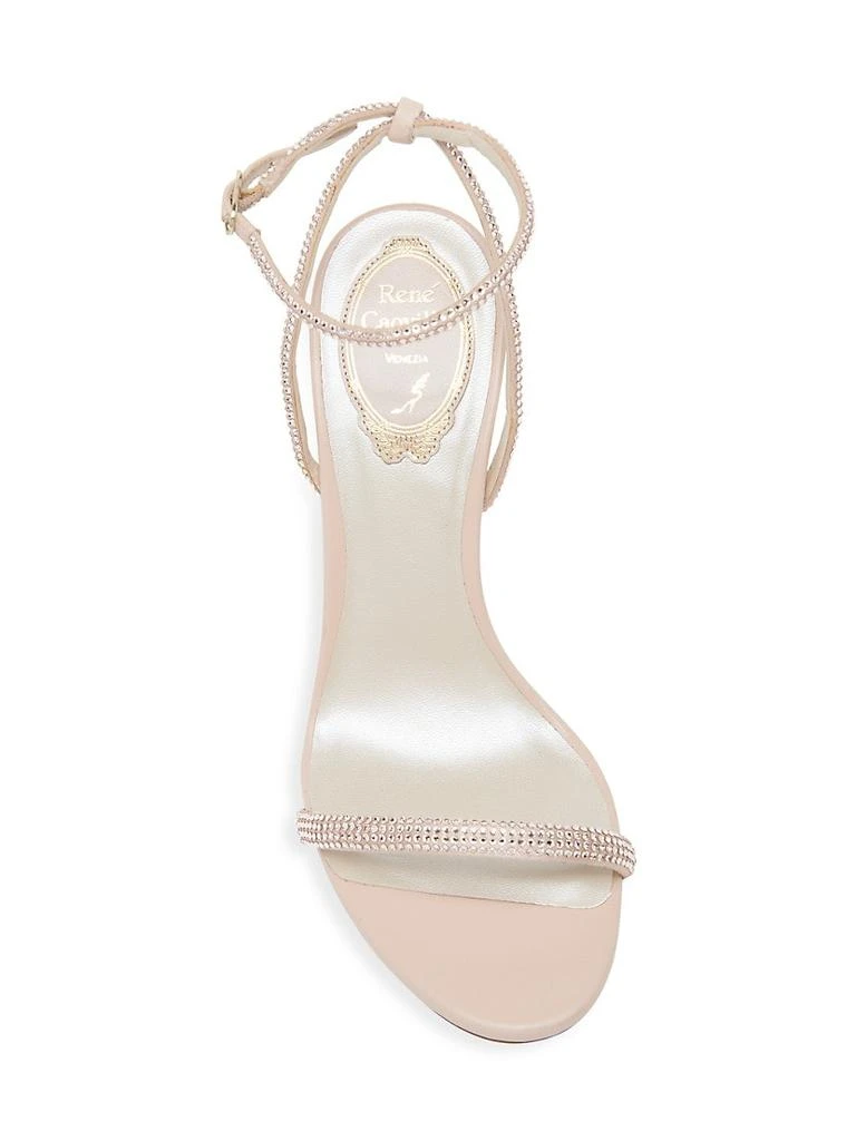 商品Rene Caovilla|Crystal-Embellished Satin High-Heel Sandals,价格¥6244,第5张图片详细描述