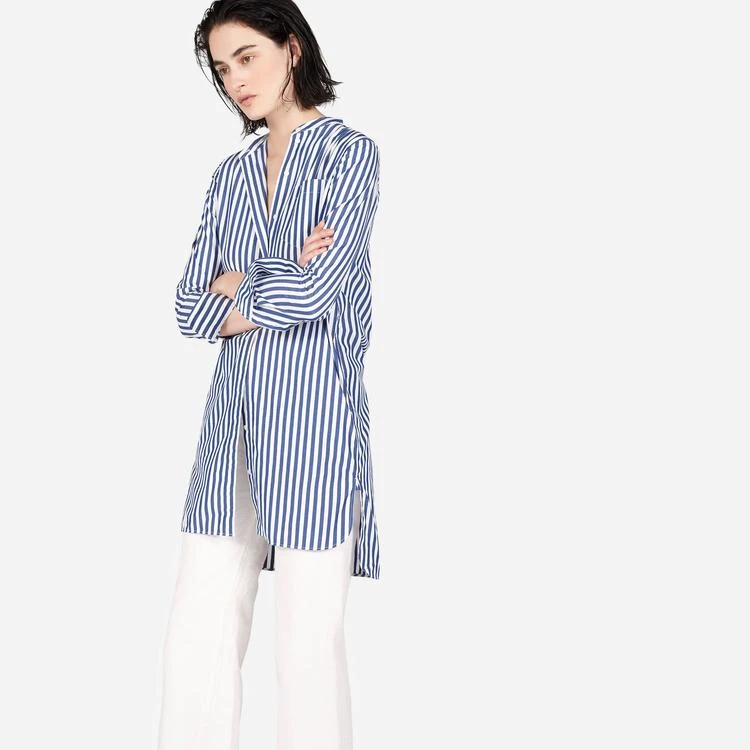商品Everlane|全棉府绸条纹衬衫裙,价格¥482,第1张图片