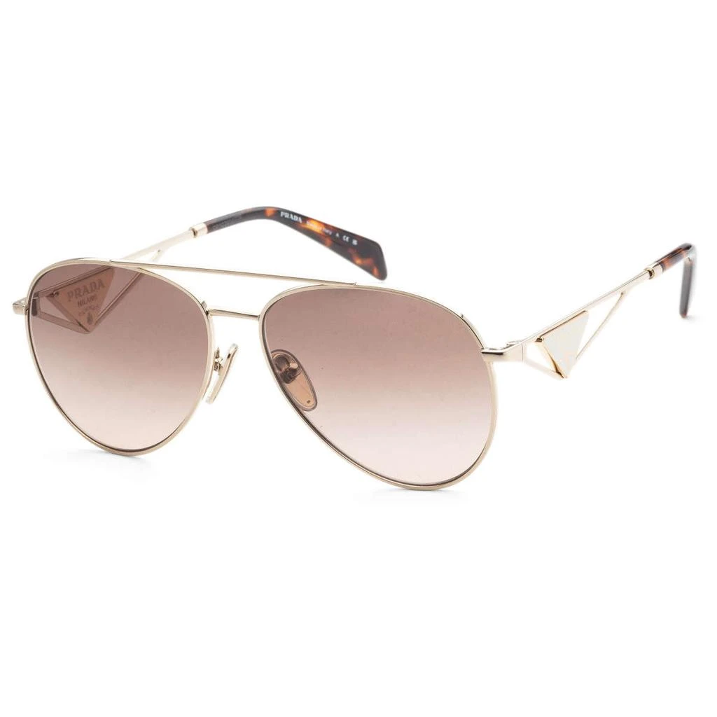 商品Prada|Prada 金 Aviator 太阳镜,价格¥1329,第1张图片