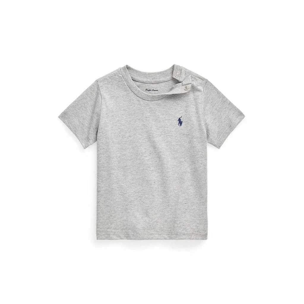 商品Ralph Lauren|Cotton Jersey Crew Neck Tee (Infant),价格¥148,第1张图片