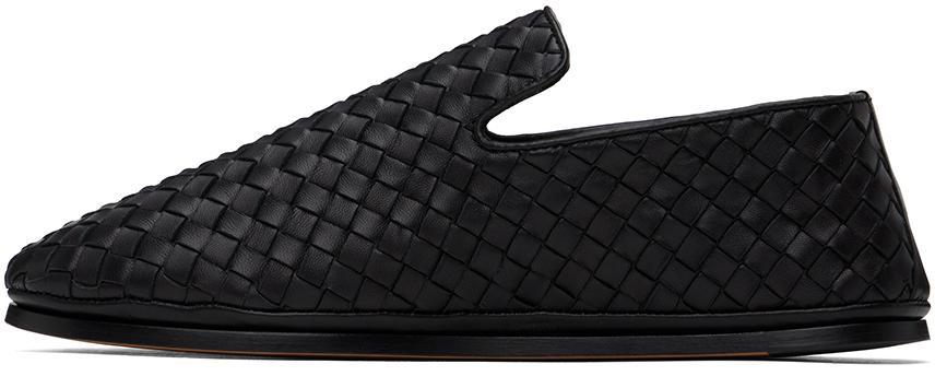 商品Bottega Veneta|Black Intrecciato Slippers,价格¥9779,第5张图片详细描述