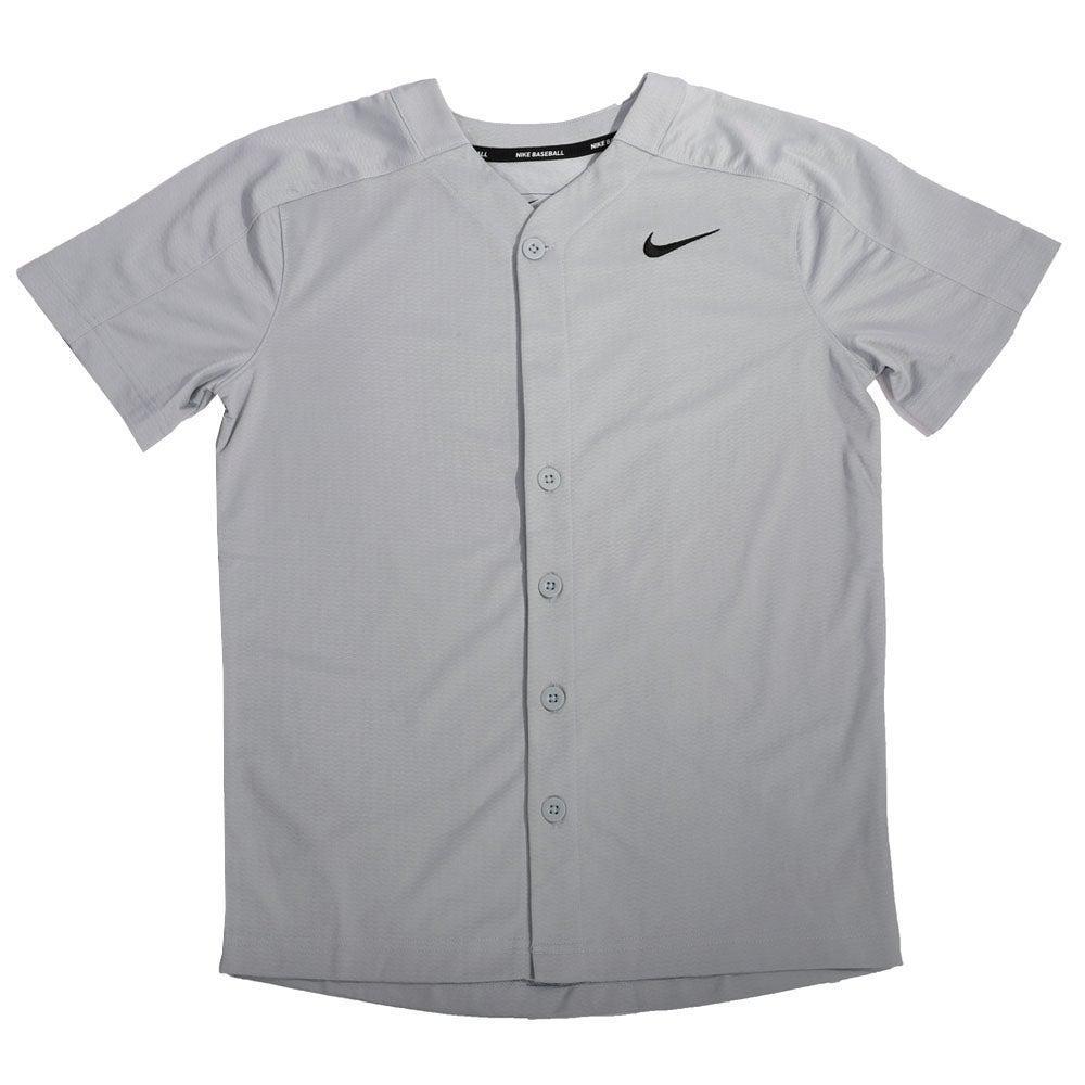 商品NIKE|Full Button Vapor Baseball Jersey (Youth),价格¥263,第3张图片详细描述