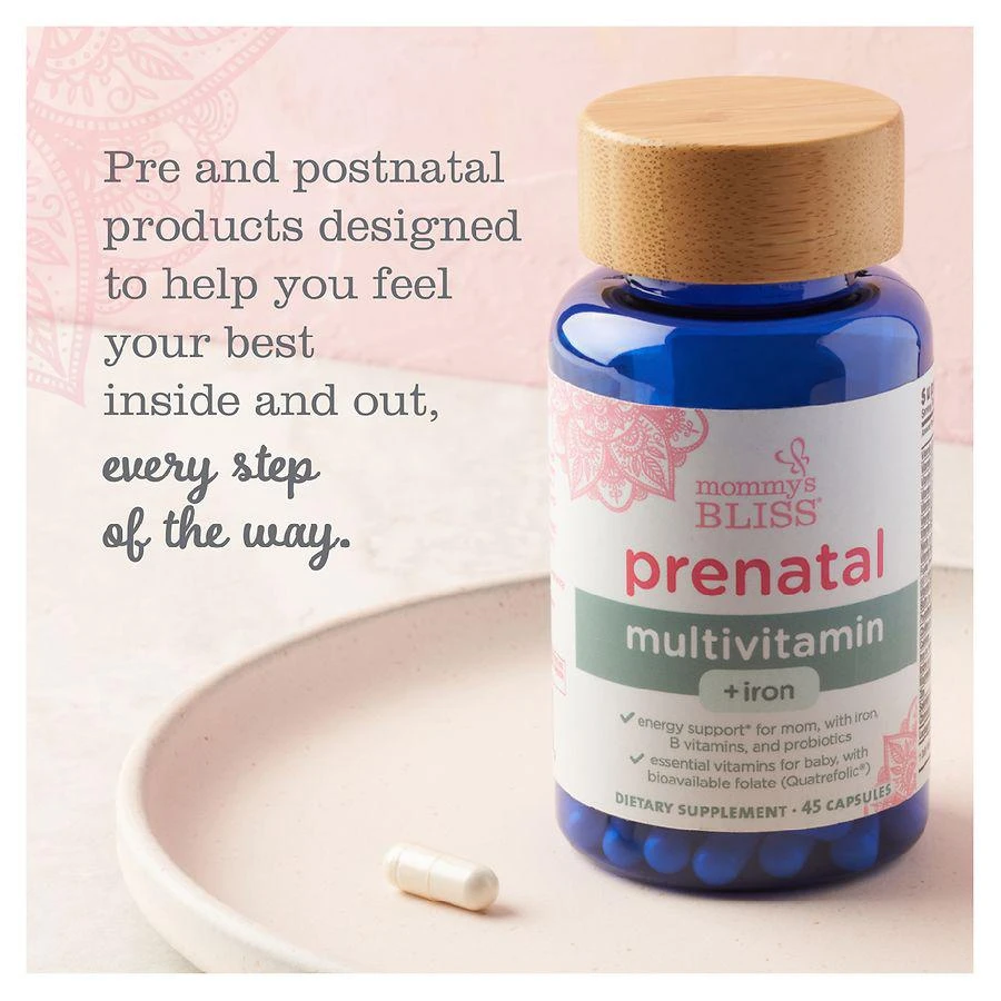 商品Mommy's Bliss|Prenatal Multivitamin + Iron Capsules,价格¥171,第2张图片详细描述