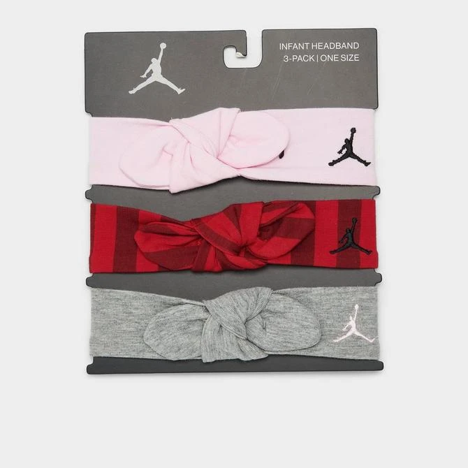 商品Jordan|Girls' Infant Jordan Jumpman Knotted Headbands (3-Pack),价格¥113,第3张图片详细描述