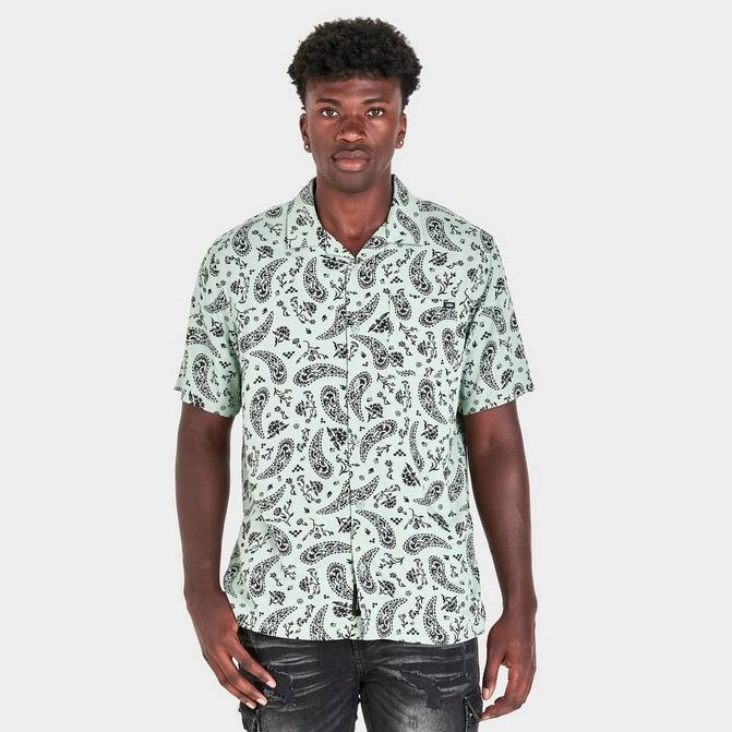 商品Vans|Men's Vans Bandana Paisley Buttondown Shirt,价格¥112,第1张图片