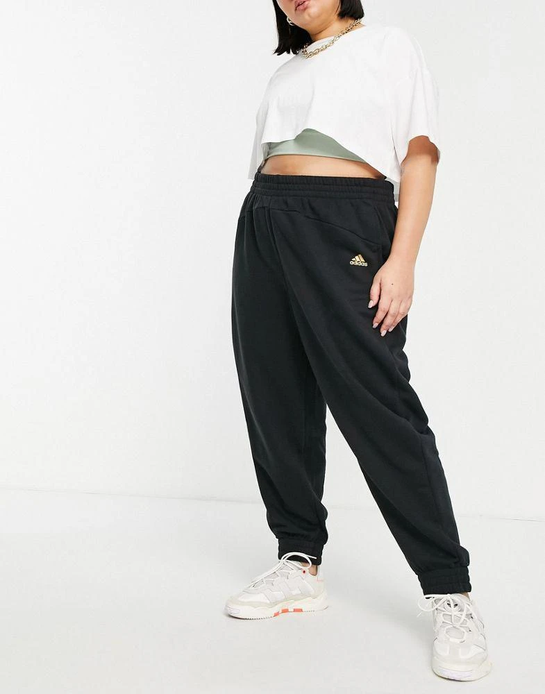商品Adidas|adidas Beat The Cold plus jogger in black,价格¥162,第3张图片详细描述