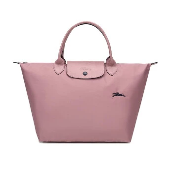商品[国内直发] Longchamp|珑骧LONGCHAMP包包女包饺子包Le Pliage Club系列短柄中号可折叠手提包饺子包 短柄中号复古粉色L1623 619 P44,价格¥630,第1张图片