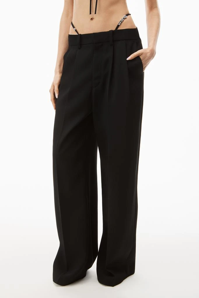 商品Alexander Wang|G-string Trouser In Wool Tailoring,价格¥3133,第4张图片详细描述