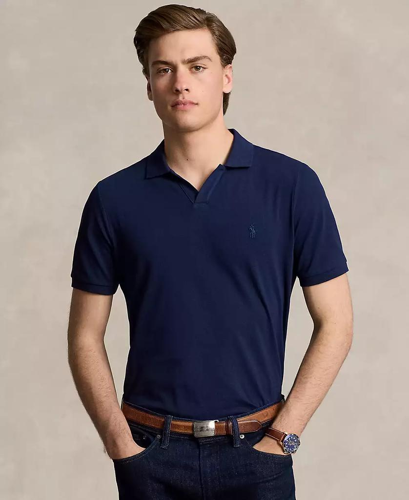 Polo homme coupe classique en maille extensible image 2