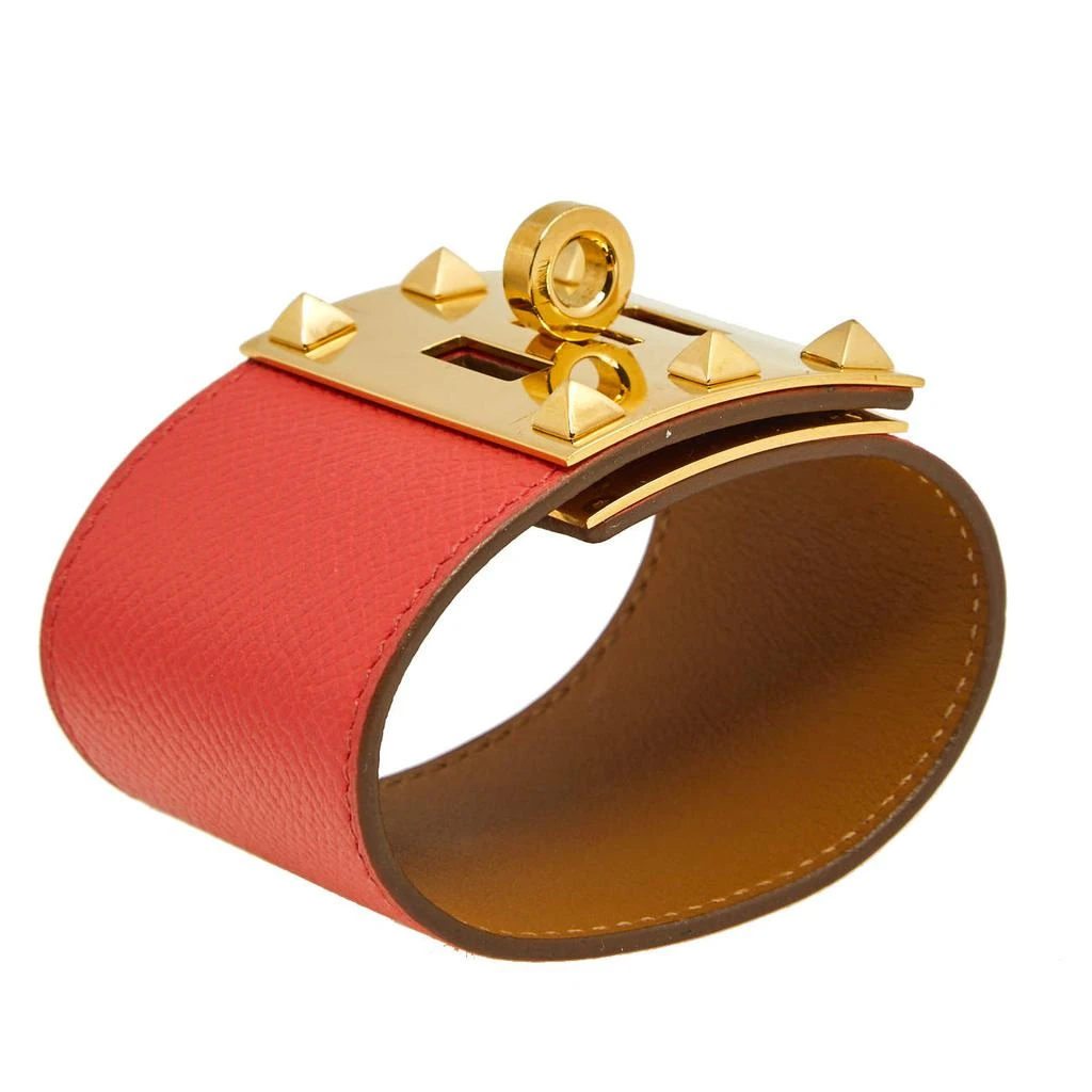 商品[二手商品] Hermes|Hermes Kelly Dog Epsom Leather Gold Tone Metal Bracelet S,价格¥3249,第2张图片详细描述