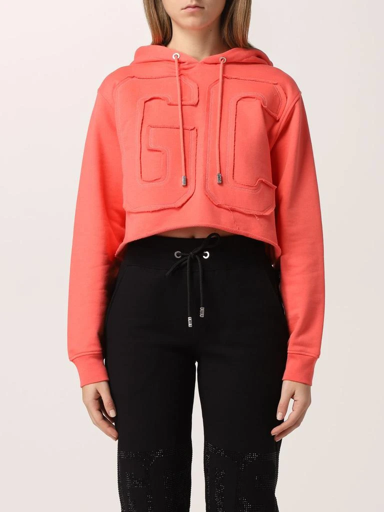 商品GCDS|Gcds cotton cropped sweatshirt with big logo,价格¥1582,第1张图片