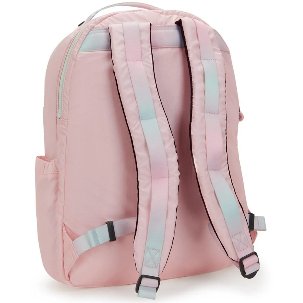 商品Kipling|Seoul Extra Large Candy Metal Nylon 17" Laptop Backpack,价格¥647,第3张图片详细描述