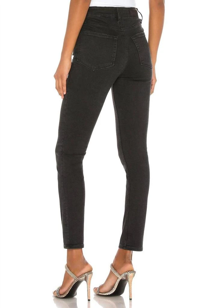 商品Paige|Margot Angled Yoke Ankle Skinny Jean In Midnight Star,价格¥291,第2张图片详细描述