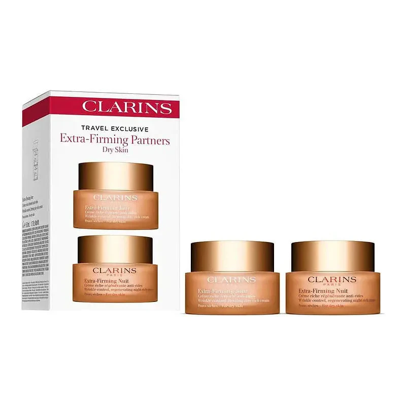 商品Clarins|娇韵诗焕颜弹力日晚霜套装日霜50ml晚霜50ml【香港直邮】,价格¥96,第1张图片