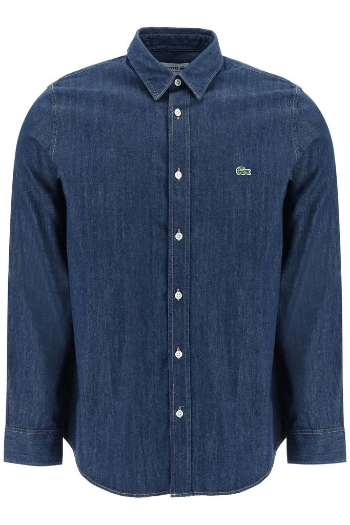 商品Lacoste|REGULAR FIT SHIRT IN ORGANIC COTTON DENIM,价格¥532,第1张图片