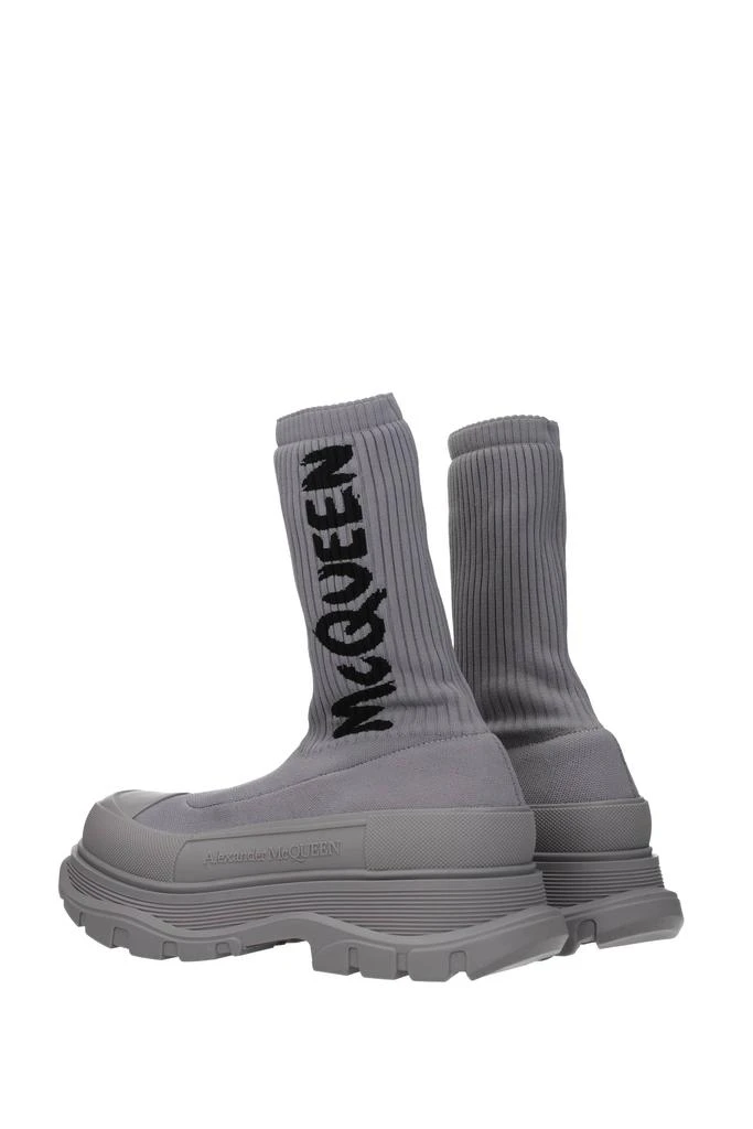 商品Alexander McQueen|Ankle Boot Fabric Gray,价格¥4829,第4张图片详细描述