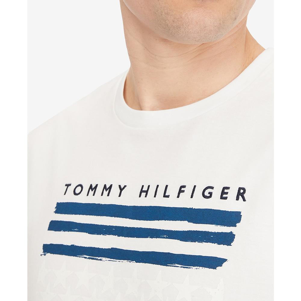 商品Tommy Hilfiger|Men's Newton Flag Graphic Short Sleeve T-Shirt,价格¥109,第5张图片详细描述