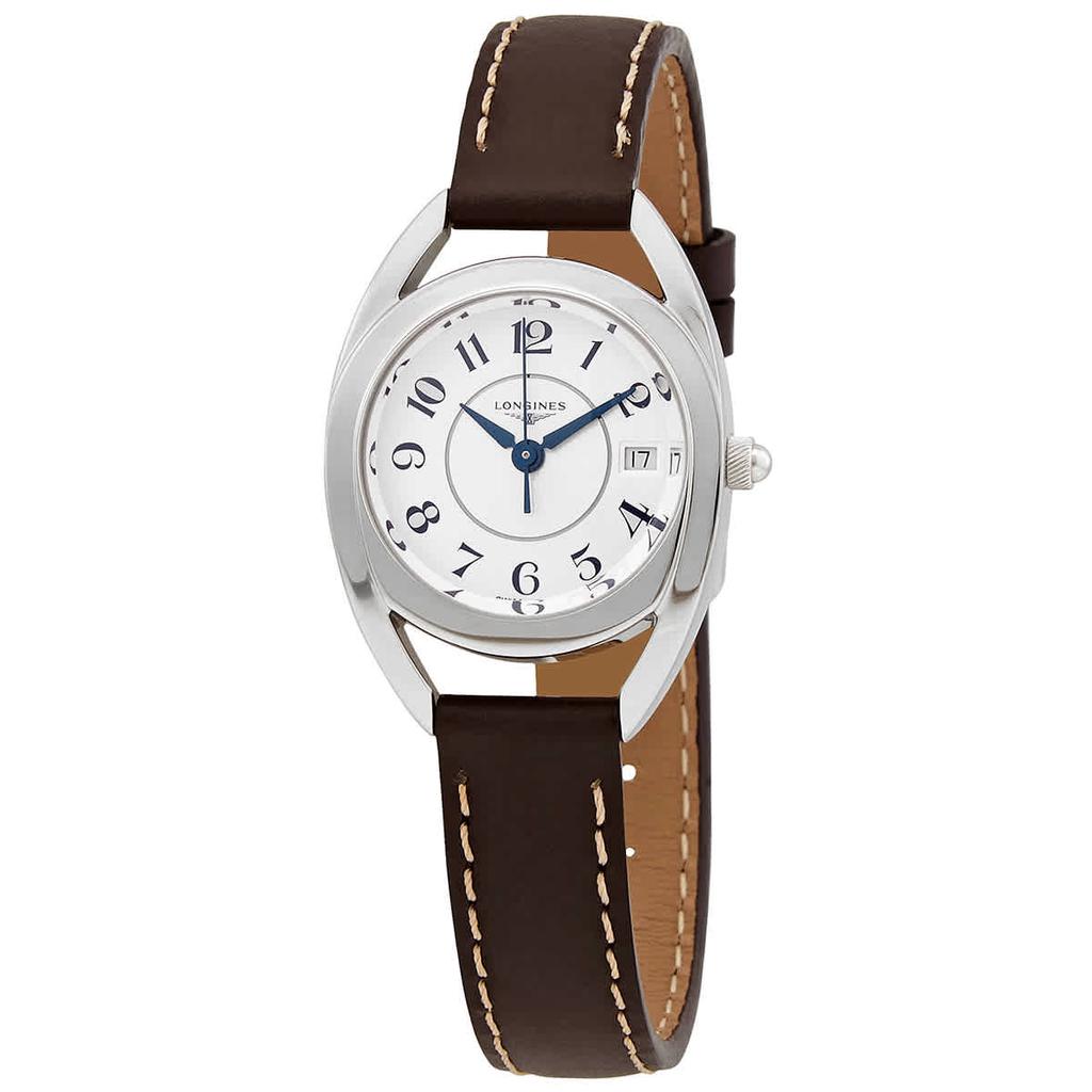 Longines Equestrian Quartz White Dial Ladies Watch L6.136.4.73.2商品第1张图片规格展示