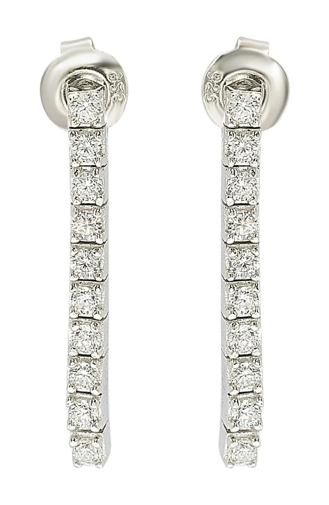 商品Suzy Levian|Sterling Silver A Touch Of Dazzle CZ Drop Earrings,价格¥729,第1张图片