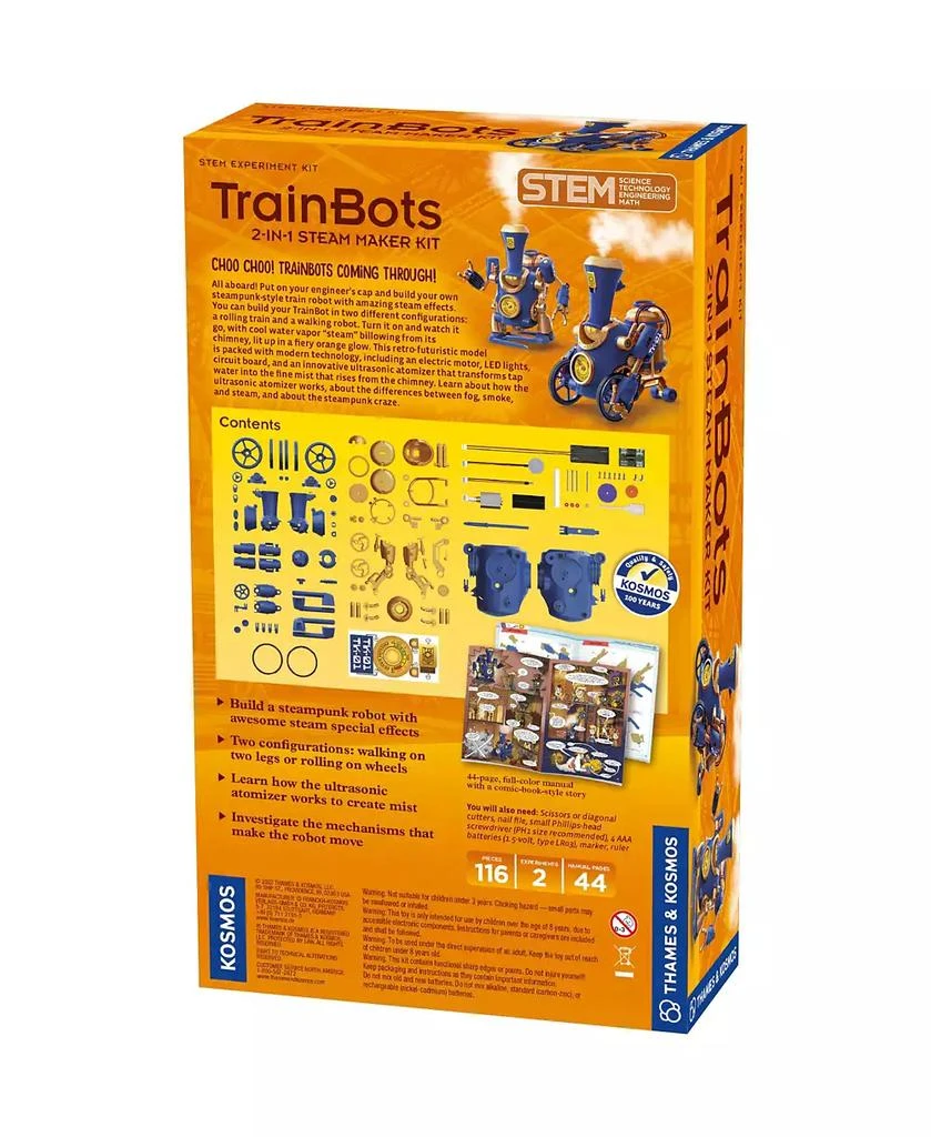 商品Thames & Kosmos|TrainBots: 2-in-1 Steam Maker Kit,价格¥299,第2张图片详细描述