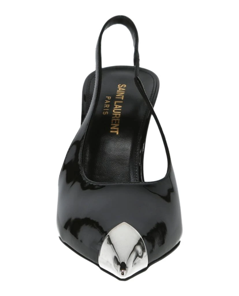 商品Yves Saint Laurent|Vesper Slingback Patent Pumps,价格¥5184,第4张图片详细描述