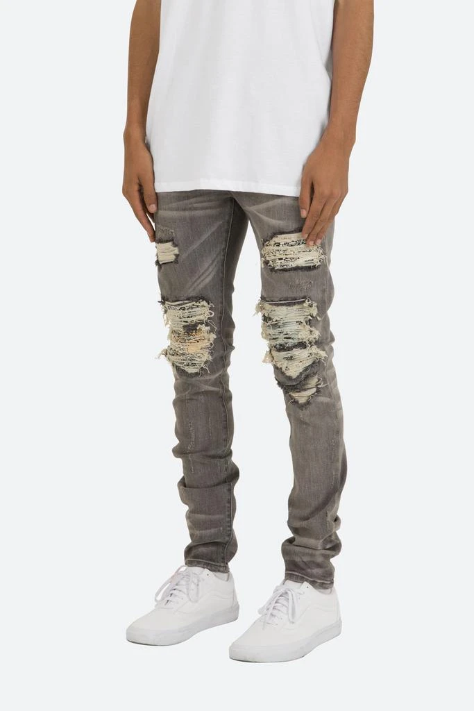 X284 Moto Skinny Denim - Grey/Blue 商品